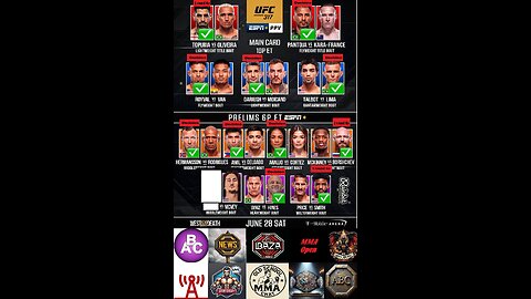 Picks on UFC 317 - Charles Oliveira vs. Ilia Topuria