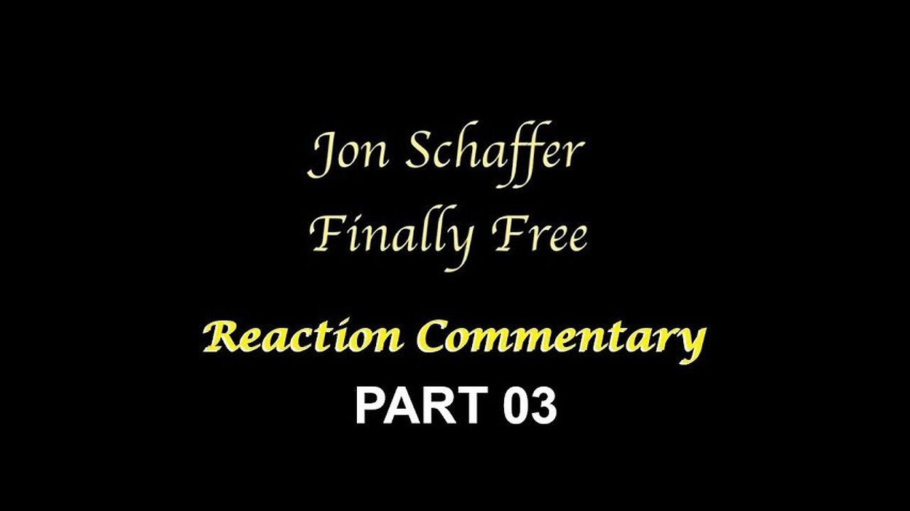 Reaction Commentary to Jon Schaffer: Finally Free [Part 03]
