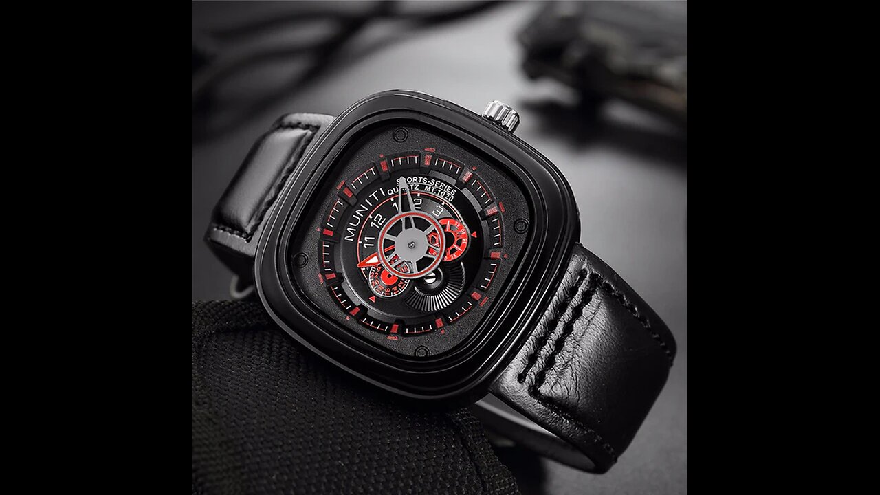Timepiece with Revolutionary Design - Create Your Own Style with an Evergreen on Wrist