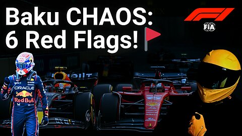 F1 Baku Qualifying CHAOS: 6 Red Flags, Verstappen Steals Pole, Sainz Heartbreak | Azerbaijan GP 2025