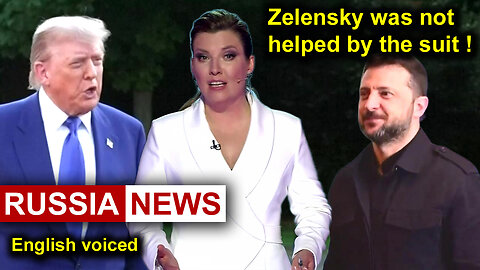 Zelensky was not helped by the suit he wore for the meeting with Trump!