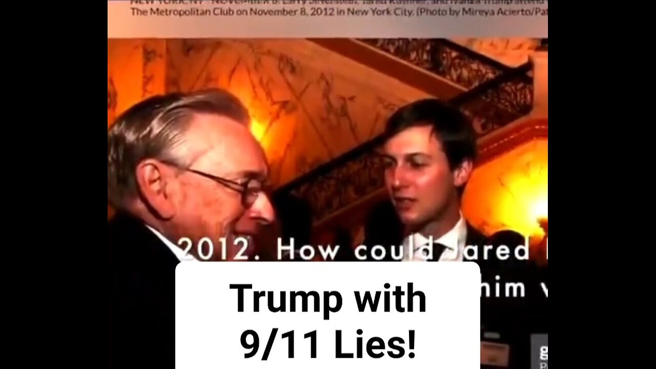 Trump Lying about 911