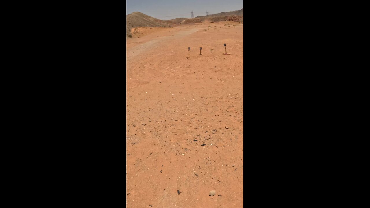 Having fun in the desert