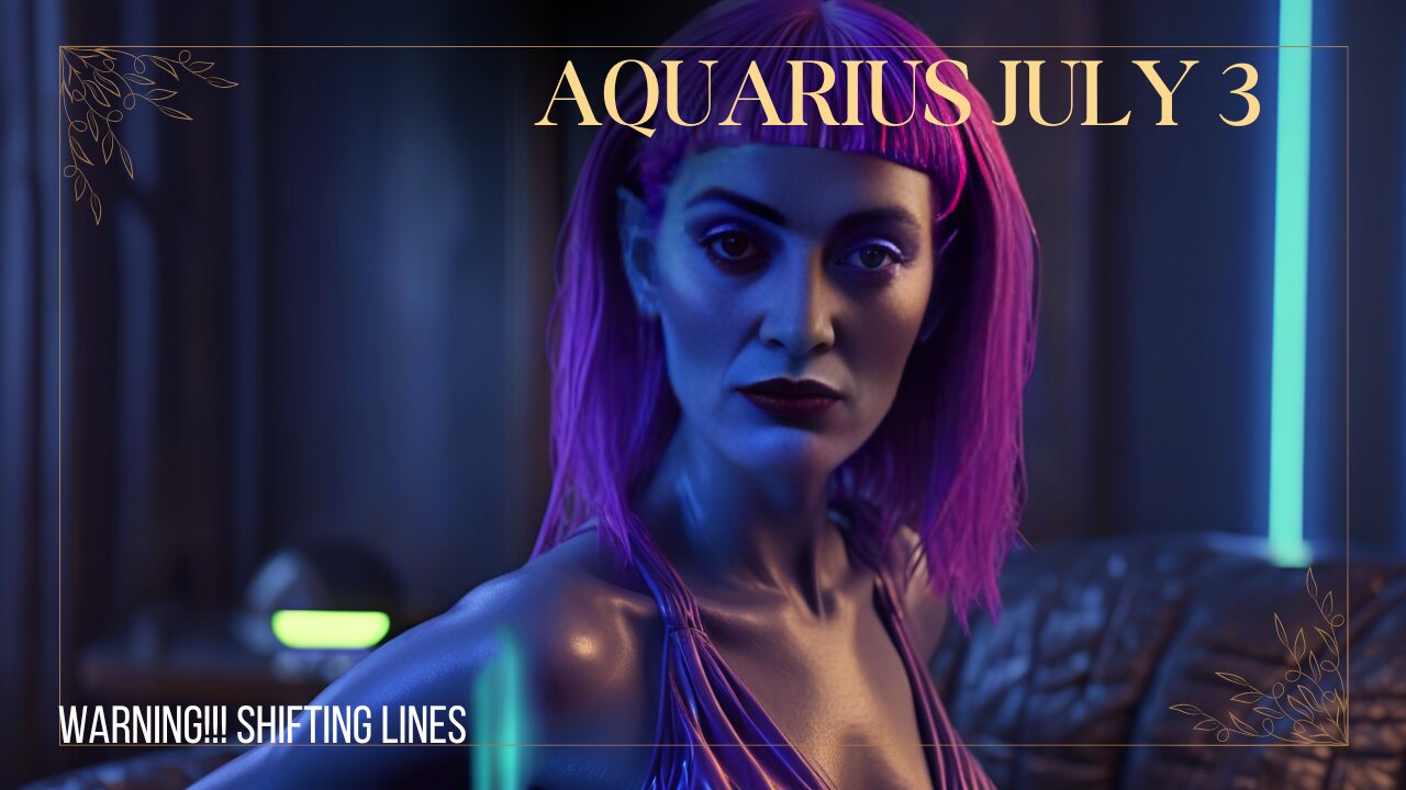 AQUARIUS July 3 WARNING!!! Shifting