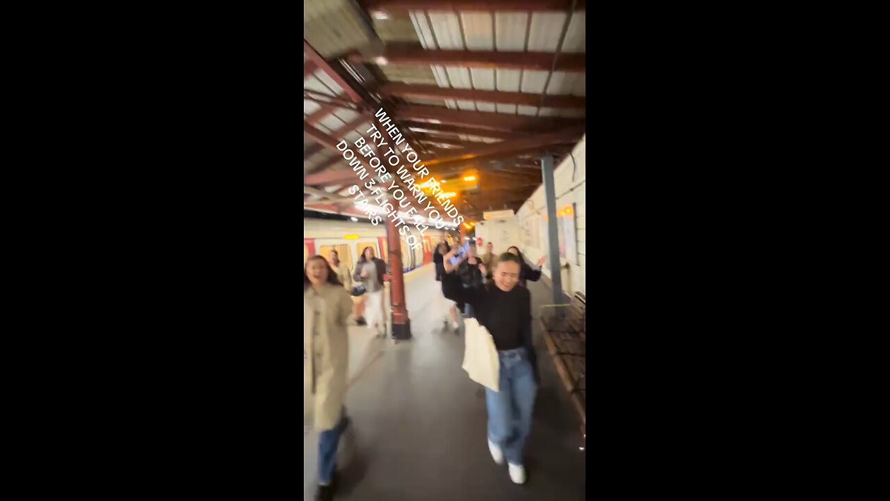 I FELL DOWN THREE FLIGHTS OF STAIRS!