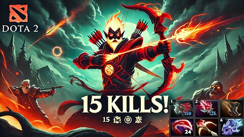 15 Kills with Clinkz in Dota 2! 🔥 Best Carry Build + PRO Gameplay 2025
