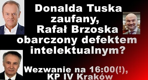 Z.Kękuś PPP 586 R.Brzoska obarczony defektem intelektualnym? Wezwanie na 16:00(!), KP IV Kraków