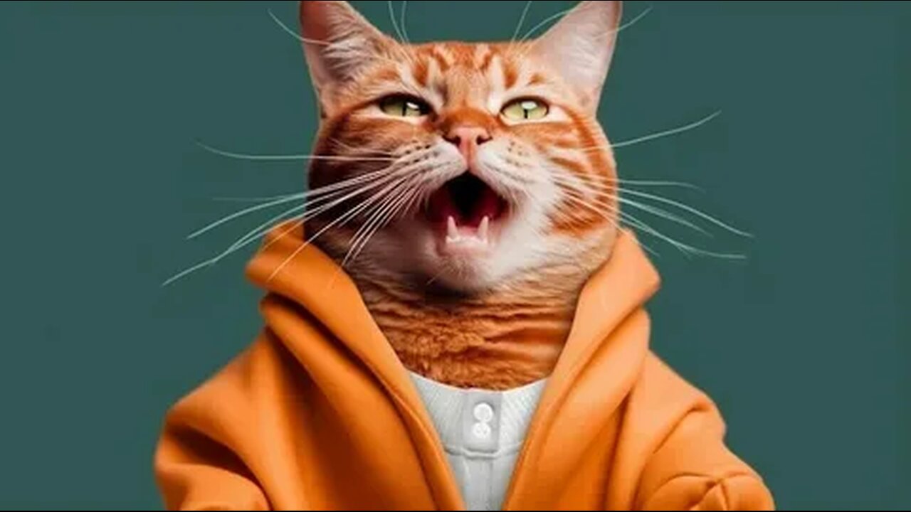 AI animated cat