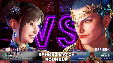 Kuya Kalbo SF6 Ranked Roundup. Chun Li Master Rank [Hori Fight Stick]