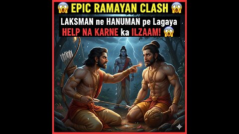 😱 Epic Ramayan Clash 😱 Lakshman ne HANUMAN pe lagaya HELP NA KARNE ka ILZAAM!
