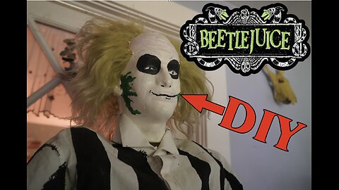 🎃I made a DIY Beetlejuice prop for our haunt!😈