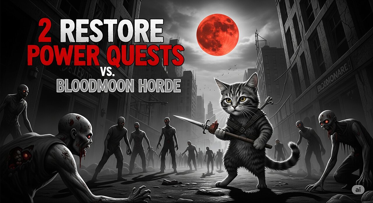 7 days to die Restore Power on a Blood Moon/Horde Night 2 POIs