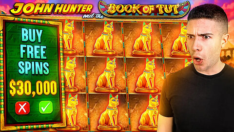 Massive $30,000 Book of Tut bonus buy 🐪 $500 high roll spins