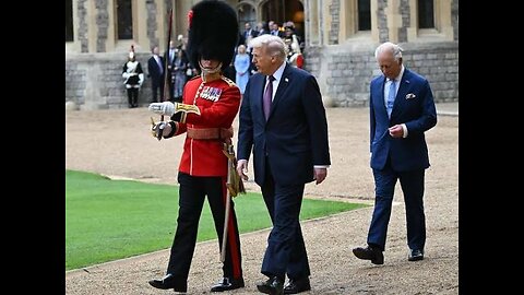Trump Walks In Front Of King / Calls Tech Deal an INHERITANCE !!!!