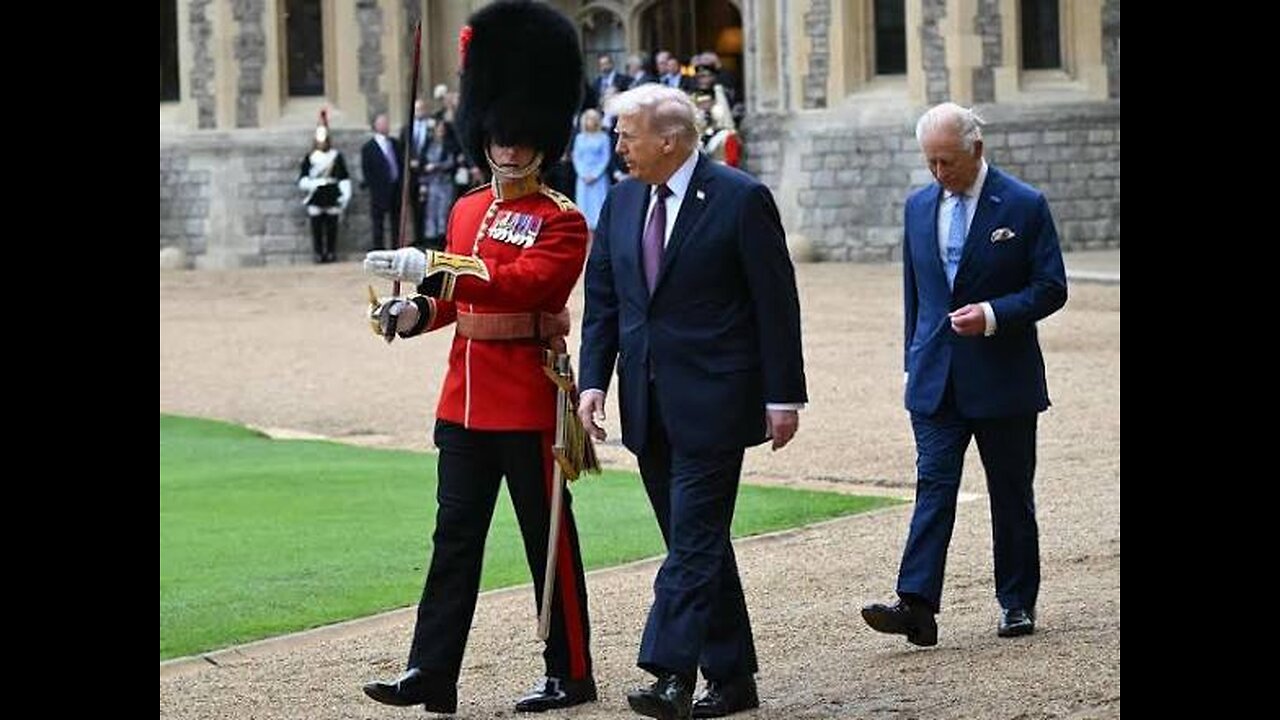 Trump Walks In Front Of King / Calls Tech Deal an INHERITANCE !!!!