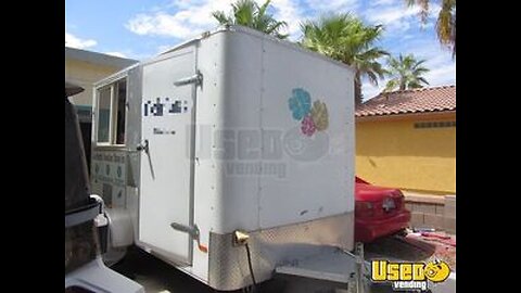 Well Equipped 2010 5.5' x 10.5' Shaved Ice Trailer | Snowball Concession Trailer