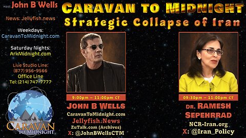 Strategic Collapse of Iran - John B Wells LIVE