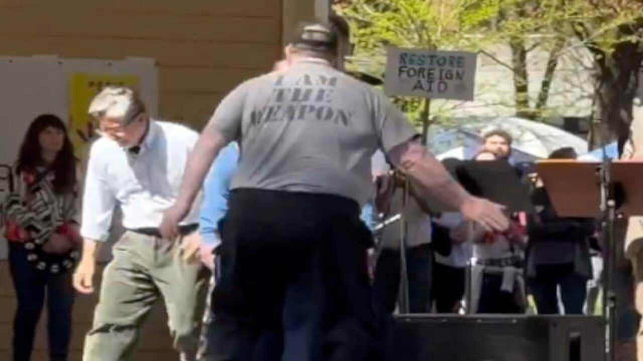 "Hands off" Protestor Just Found Out People Are Tired of Their Sh*t