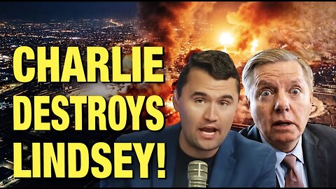 Charlie Kirk EVISCERATED Lindsey Graham Over Iran War! w/ Max Blumenthal
