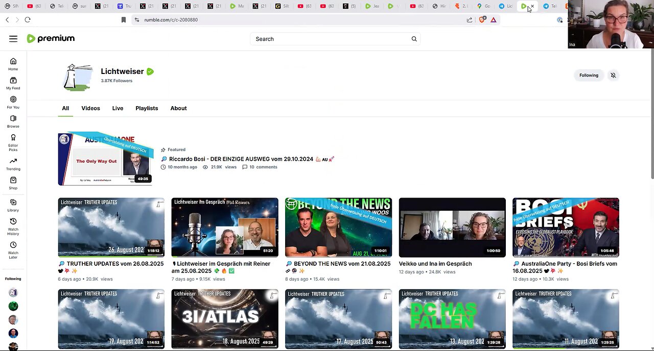 🙋🏼‍♀️ LICHTWEISER UPDATES vom 02.09.2025 📽💥✨