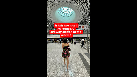 The Most Futuristic Subway Station in the World