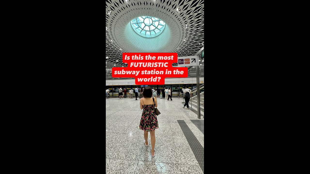 The Most Futuristic Subway Station in the World
