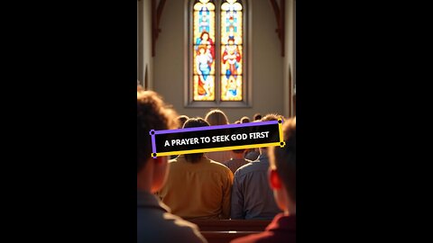 A Prayer to Seek God First