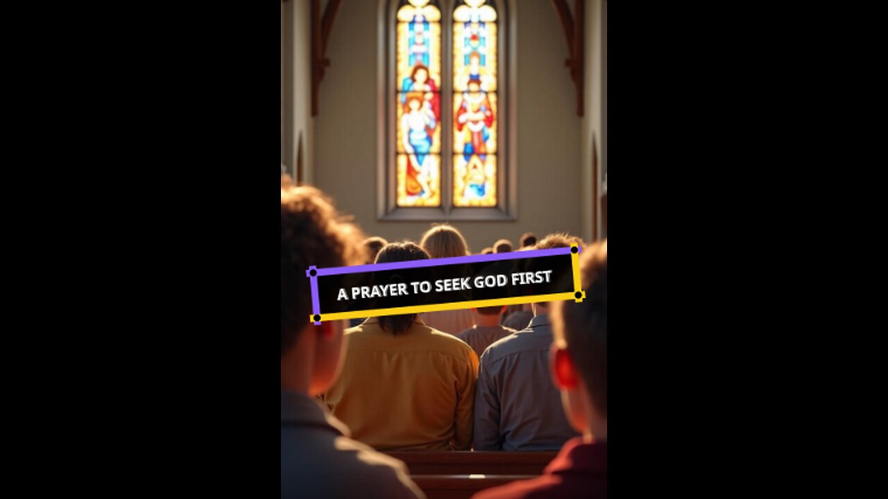 A Prayer to Seek God First