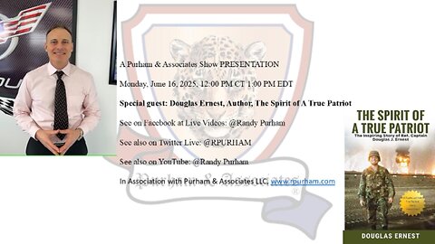 Special guest: Douglas Ernest, Author, The Spirit of a True Patriot