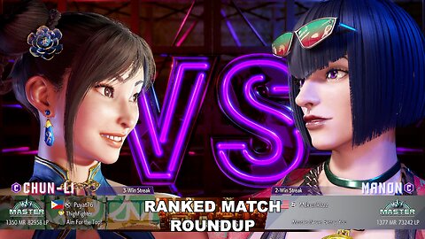 Kuya Kalbo SF6 Ranked Match Roundup. Chun Li Master Rank [Hori Fight Stick]