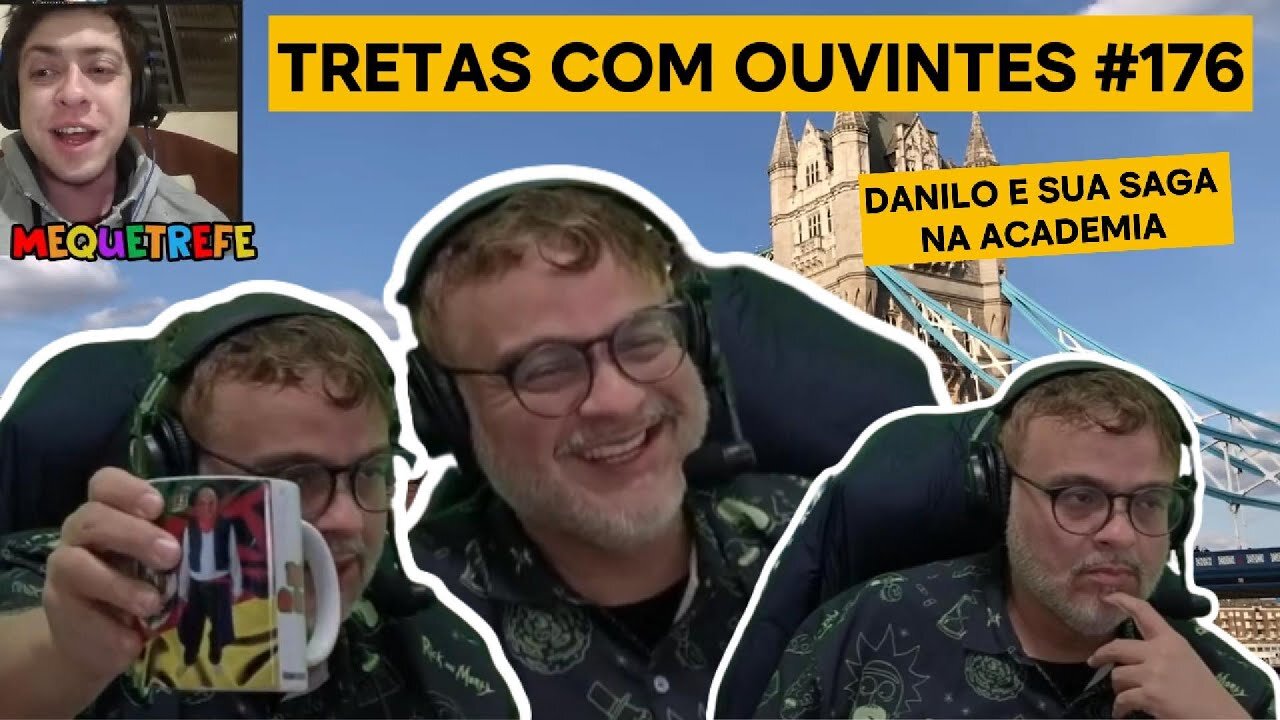 TRETAS COM OUVINTES #176 DANILO GENTILI MANDA VIDEOS NA ACADEMIA (30.08.2024)