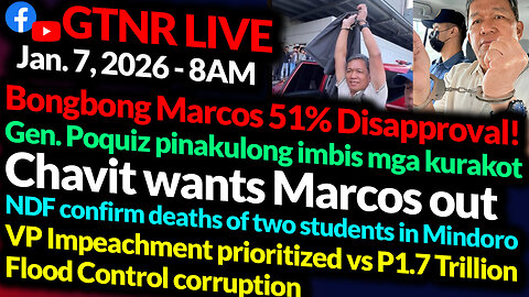 Anti-Corruption Poquiz pinakulong imbis korap | VP Impeachment inuuna | GTNR Ka Mentong Ka Ado