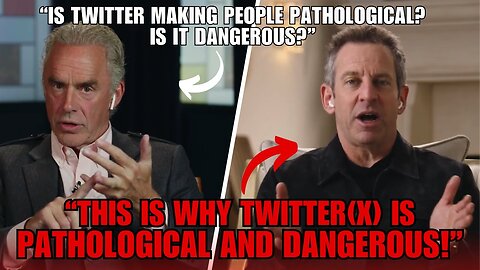 'A World Of DEMONS' - Sam Harris And Jordan Peterson On The Bad Side of Twitter(X)