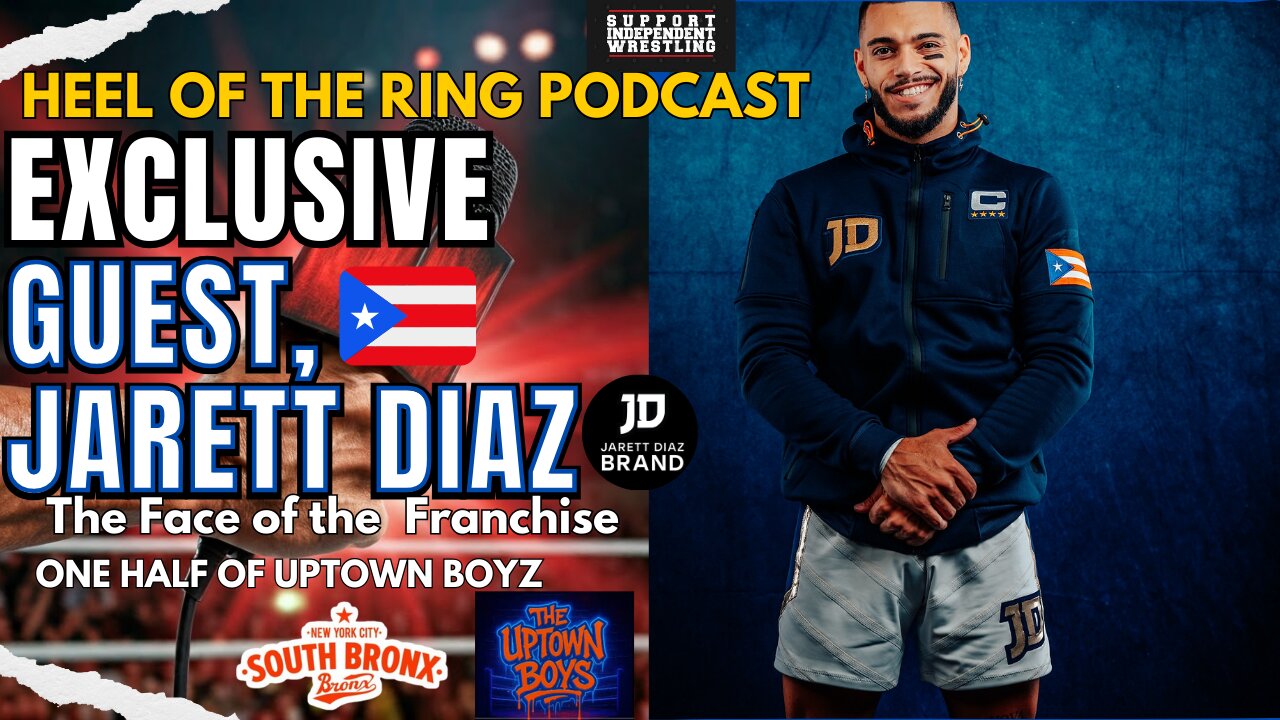 🔴 Indie Wrestling's Rising Star Jarett Diaz Incredible Story on Heel of the Ring podcast