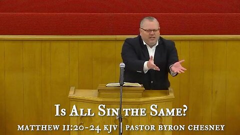 Is All Sin the Same?