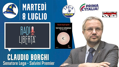 🔴94ª Puntata della rubrica Scuola di Magia di Claudio Borghi, diretta per Radio Libertà (08.07.2025)