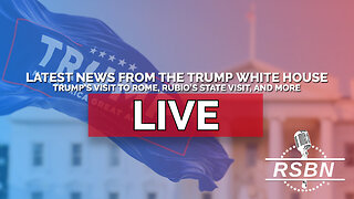 LIVE REPLAY: Latest News from the Trump White House: Trump’s Visit to Rome, and More - 4/25/25