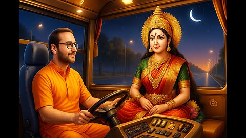 2. Golden Bus Driving Yatra – Relax Mode with Mata Durgeshwari's Blessings | No Copyright India Ride