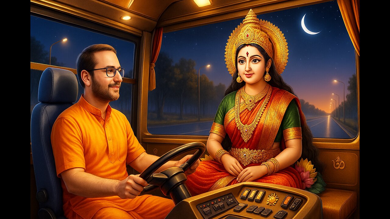 2. Golden Bus Driving Yatra – Relax Mode with Mata Durgeshwari's Blessings | No Copyright India Ride