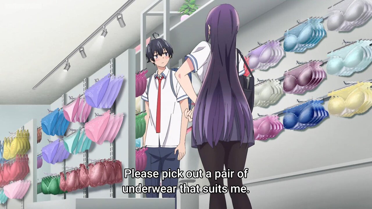 helping her pick out cloths | Please Put Them On, Takamine-san