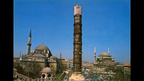 Column of Constantine in Istanbul, Turkey 4k/120fps 2025