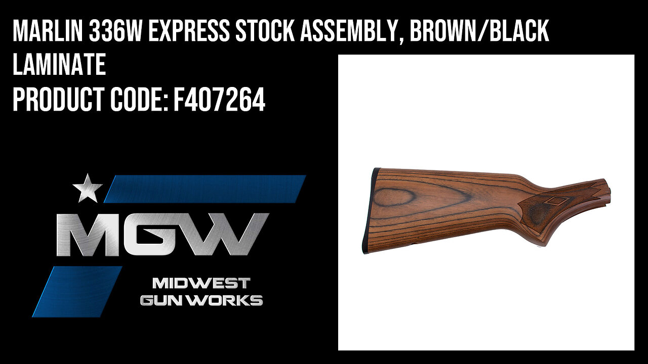 Marlin 336W Express Stock Assembly, Brown/Black Laminate - F407264