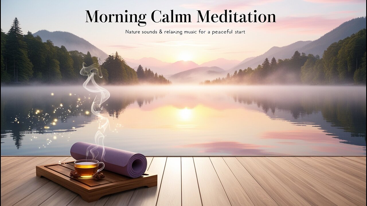 🌞 Morning Calm Meditation | Nature Sounds & Relaxing Music for a Peaceful Start 🍃✨