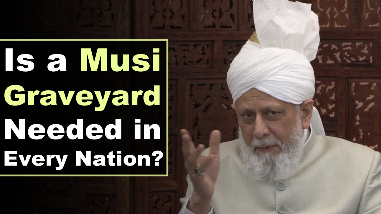Is a Musi Graveyard Needed in Every Nation?