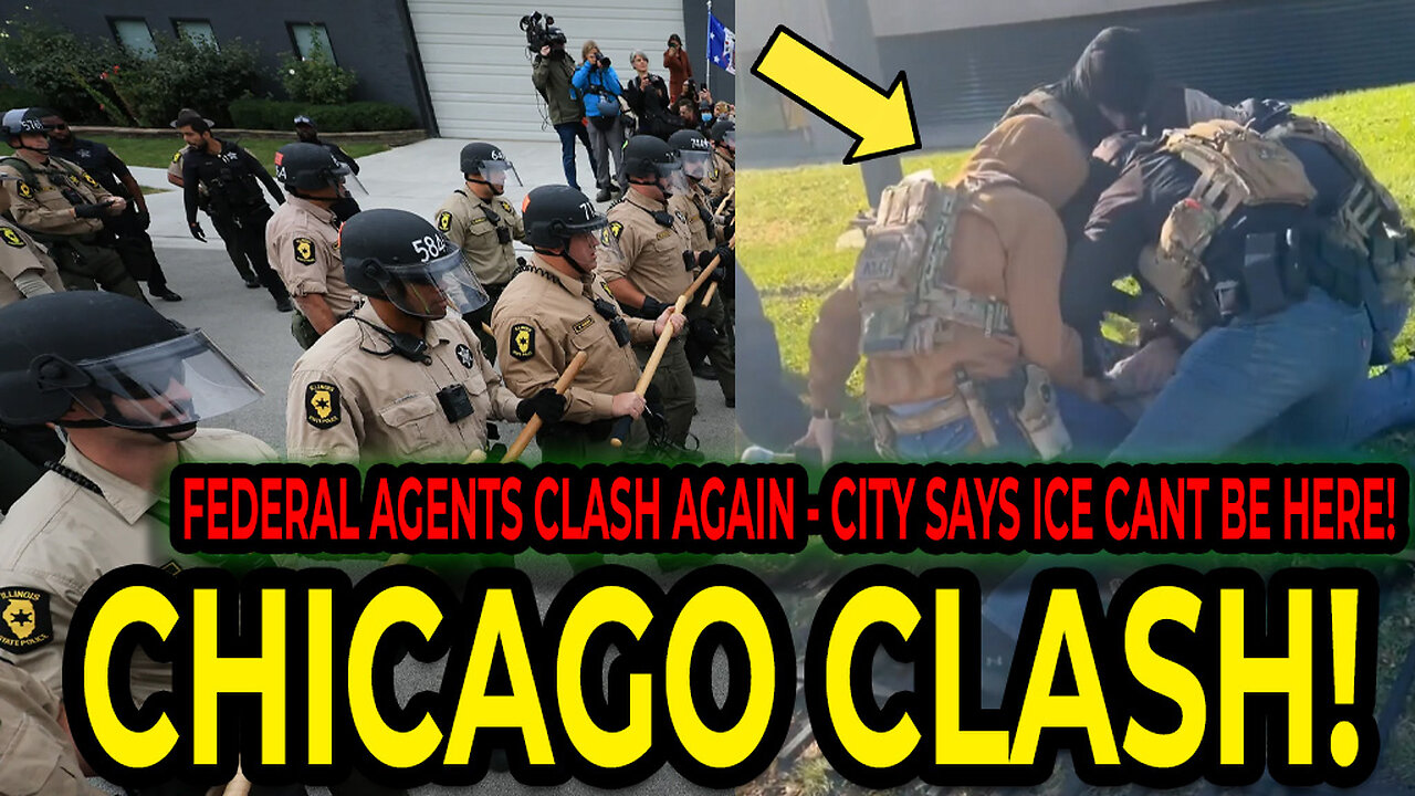 Protesters Clash In Chicago With Police and Federal Agents!
