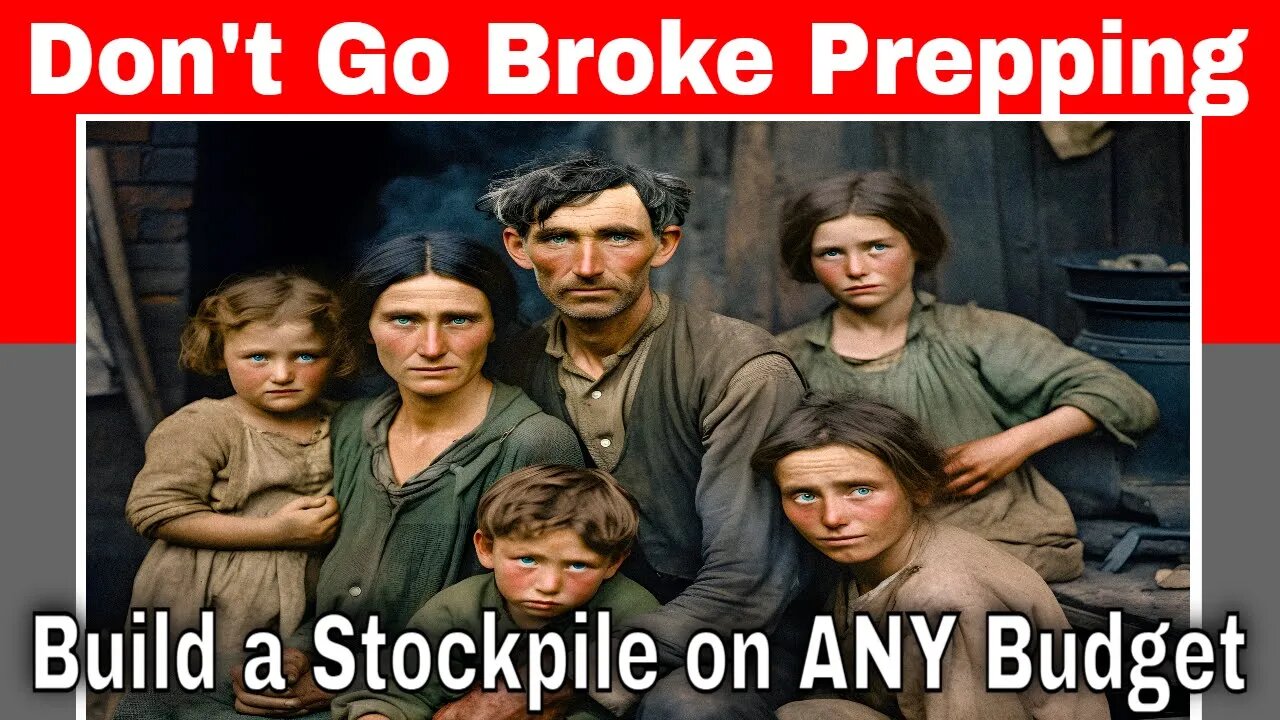 Don’t Go Broke Prepping! Build a Survival Stockpile on ANY Budget (Smart Prepping Guide 2025)