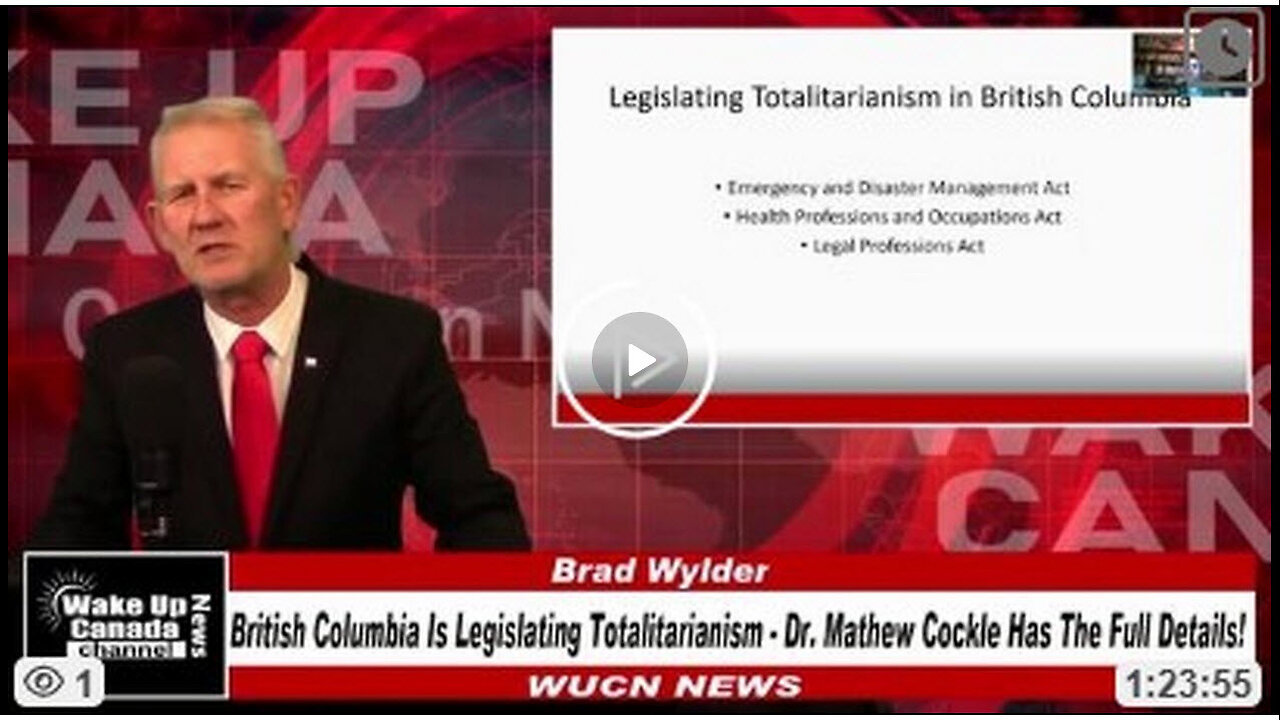 WUCN-Epi#258- British Columbia Is Legislating COMMUNIST TOTALITARIANISM!