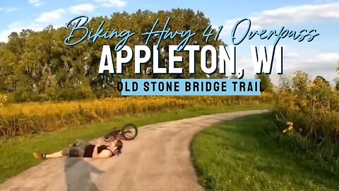 Biking Hwy 41 Appleton, WI Old Stone Bridge Trail | Full-Time RV Family