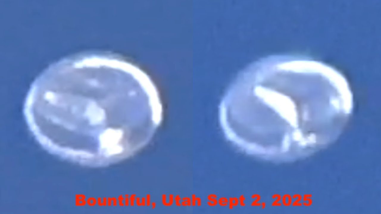Sphere Over Bountiful, Utah For 20 Minutes! UFO UAP Sighting News.
