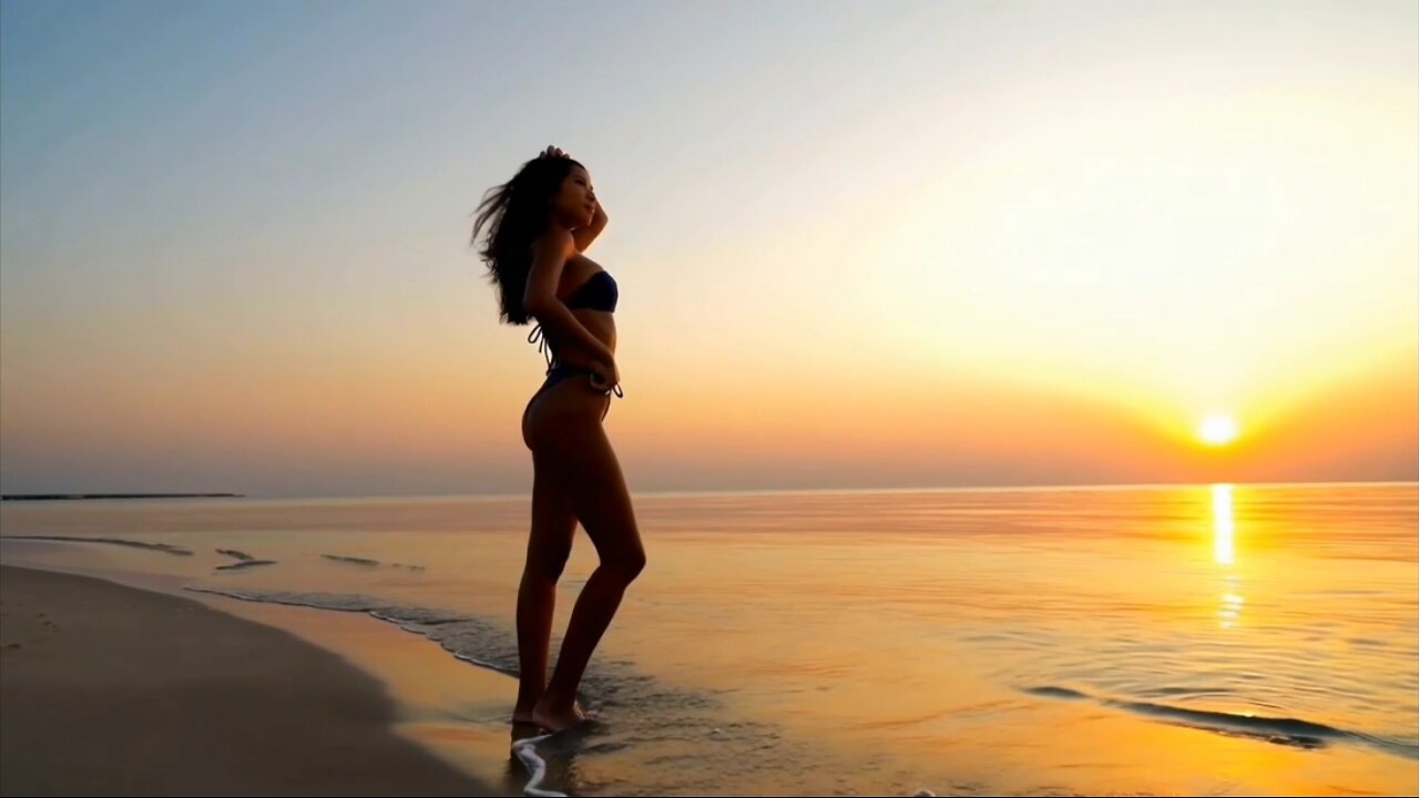 AI Bikini Babes ~ Sunset Beach Edition